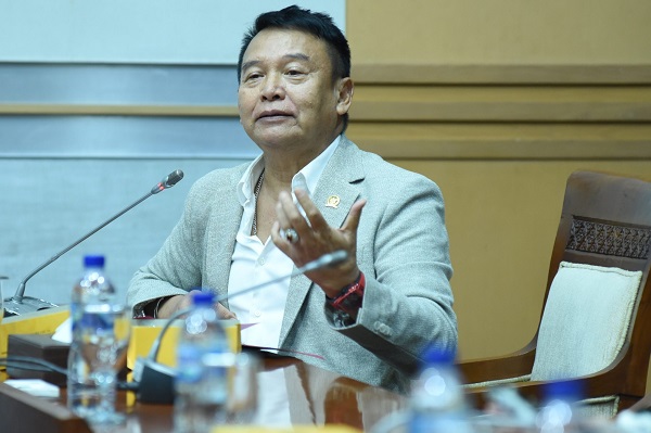 Anggota Komisi I DPR RI asal PDI Perjuangan TB Hasanuddin. (Dok. emedia.dpr.go.id)