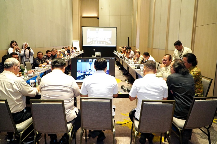 Kepala NFA Arief Prasetyo Adi dalam persamuhan di Jakarta. (Dok. Bapanas)