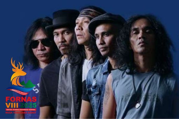 Pesta Rakyat Penutupan FORNAS VIII NTB: Masyarakat Umum Bebas Saksikan Slank dan Berbaur dengan Kontingen se-Indonesia di Eks Bandara Selaparang. (Doc.Ist)